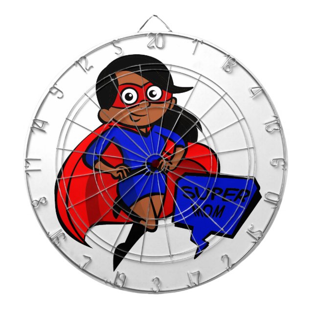 black super mum dartboard (Front)