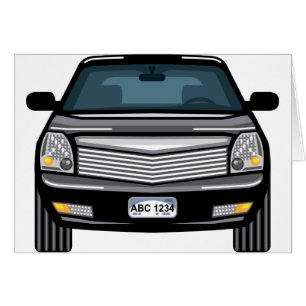 Black SUV front view