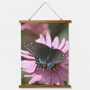 Black Swallowtail Butterfly Hanging Tapestry