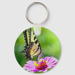 Black Swallowtail Butterfly Key Ring