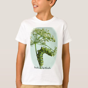 Black Swallowtail Caterpillar eating parsley T-Shirt