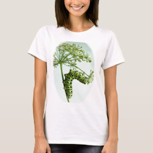 Black Swallowtail Caterpillar eating parsley T-Shirt