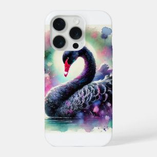 Black Swan 180924AREF149 - Watercolor iPhone 15 Pro Case