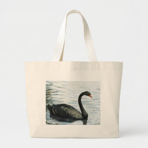 "Black Swan" Bird Art Bag