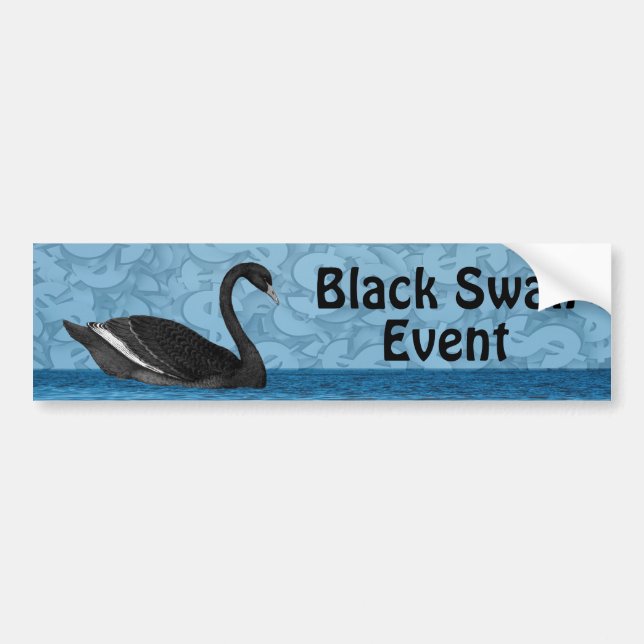 Black Swan Event Bumper Sticker (Front)