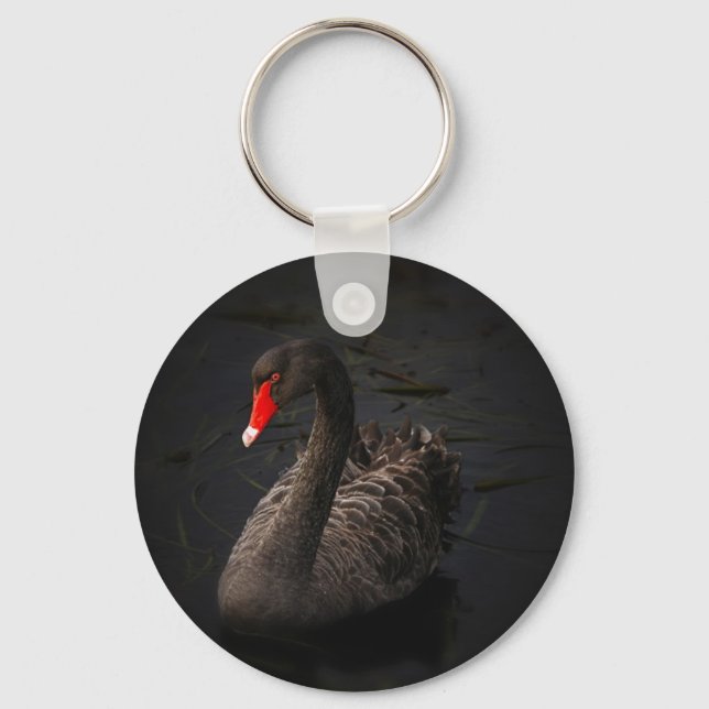 Black Swan Key Ring (Front)