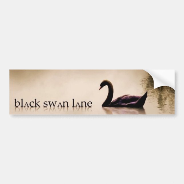 Black Swan Lane Bumper Sticker (Front)