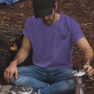 Black Swan Left Chest Logo  T-Shirt