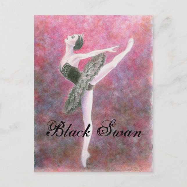 Black Swan Postcard (Front)