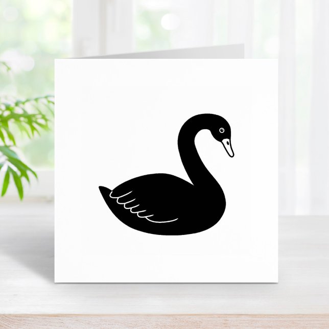 Black Swan Rubber Stamp (Creator Uploaded)