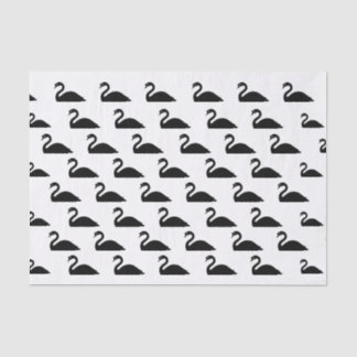 Black Swan Silhouette | Tissue Paper