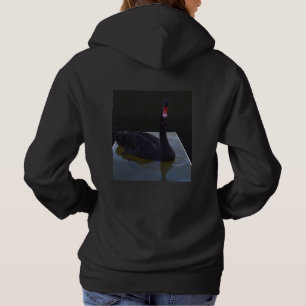 Black Swan Swimming In A Dimensional Pond, Hoodie
