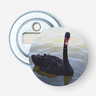 Black Swan Swimming On The River, Bottle Opener