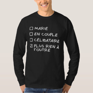 Black Sweat Man “Plus Nothing To give” white T-Shirt