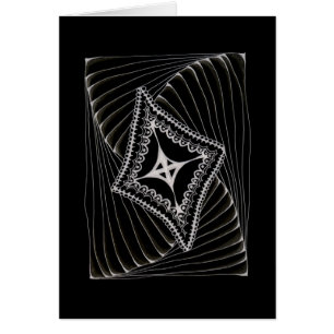 Black Swirling Kite Doodle