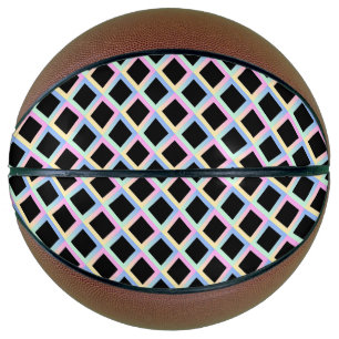 Black Symmetric Diamonds with Gradient Frames Basketball