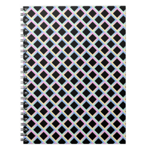 Black Symmetric Diamonds with Gradient Frames Notebook