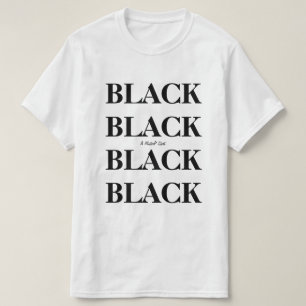 Black T-Shirt (2 sided) - A MisterP Shirt