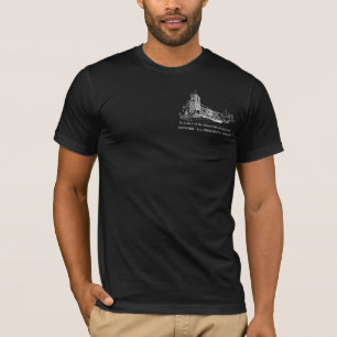 Black T-Shirt Historic- Corner Stone ENGLISH 
