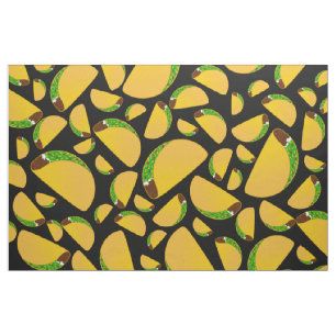 Black tacos fabric