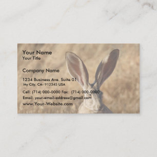 Black-tailed Jackrabbit Business Card