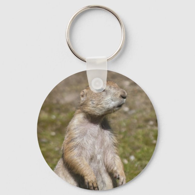 Black-tailed prairie dog key ring (Front)
