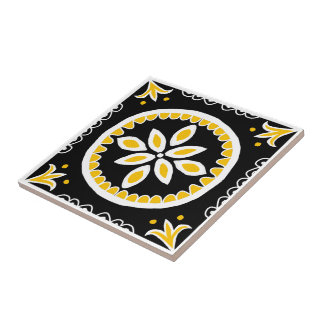 Black Talavera Tile
