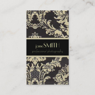 Black & Tan Business Card