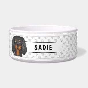 Black & Tan Cavalier King Charles Spaniel & Paws