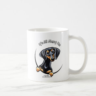 Black Tan Dachshund Its All About Me Coffee Mug