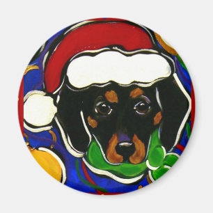 Black & Tan Dachshund Magnet