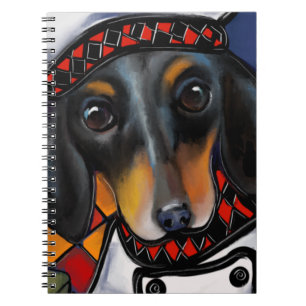 Black Tan Dachshund    Notebook