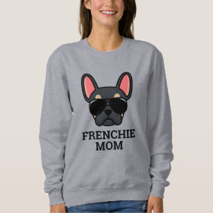 Black Tan French Bulldog Frenchie Dog Mum Sweatshirt