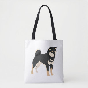 Black & Tan Shiba Inu Dog Owner Lover Gift Tote Bag