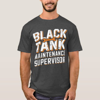 Black Tank Maintenance Supervisor Funny Fathers Da