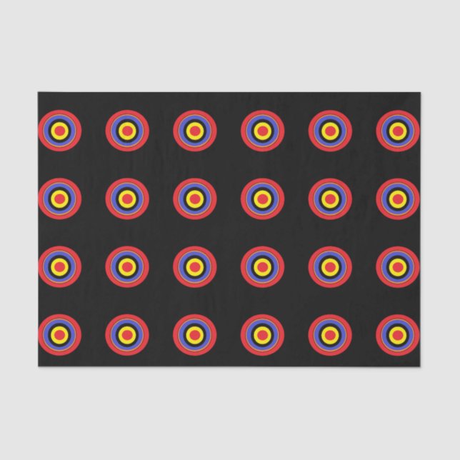 black target tissue paper (Front)