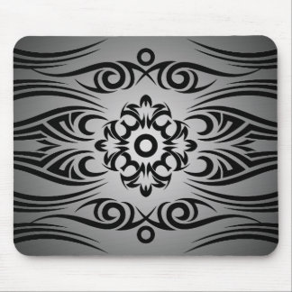 Black Tattoo Tribal 1 | black fadeIN Mouse Pad