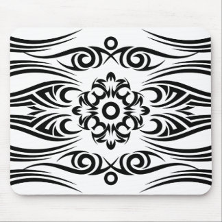 Black Tattoo Tribal 1 Mouse Pad