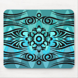 Black Tattoo Tribal 1 | sinus ocean Mouse Pad