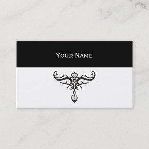 BLACK TATTOO TRIBAL III + your idea Business Card