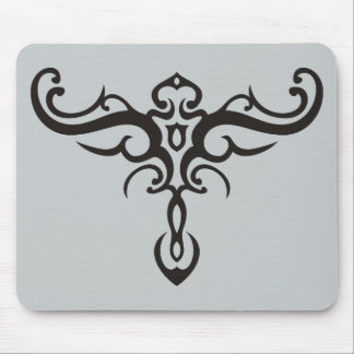 BLACK TATTOO TRIBAL III + your idea Mouse Pad