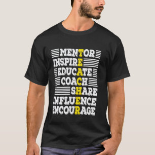 Black Teacher Inspiration Melanin African American T-Shirt