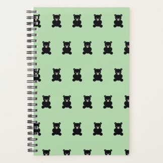 Black Teddy Bear Planner