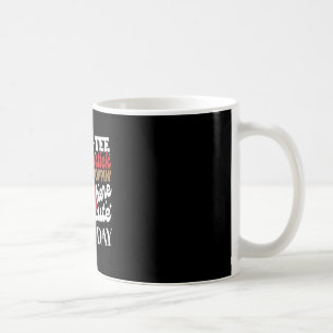Black Tee Red Lipstick Melanin Juneteenth Black Hi Coffee Mug