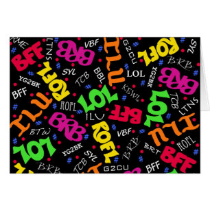 Black Text Art Symbols Abbreviations