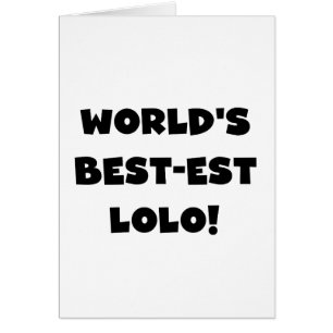 Black Text Best-est Lolo T-shirts and Gifts