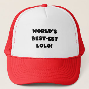 Black Text Best-est Lolo T-shirts and Gifts Trucker Hat