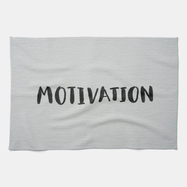 Black Text Kitchen Towel (Horizontal)
