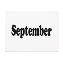 Black Text September