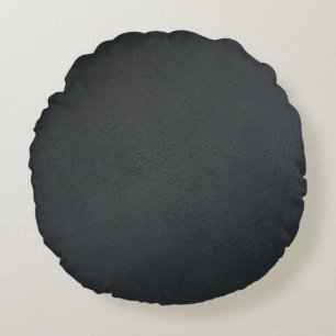 Black textile in close up photography round cushion